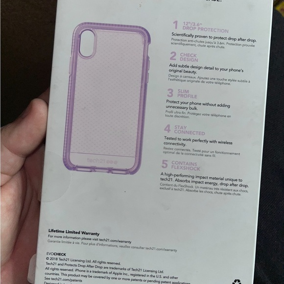 Tech 21 Evocheck case for Iphone X - Picture 6 of 7